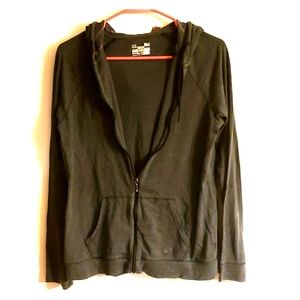 Gray Under Armour zip up hoodie